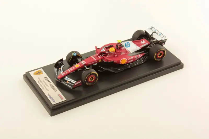 1:43 2025 Lewis Hamilton - China Sprint Winner #44 Ferrari Sf-25 -- Looksmart F1 1