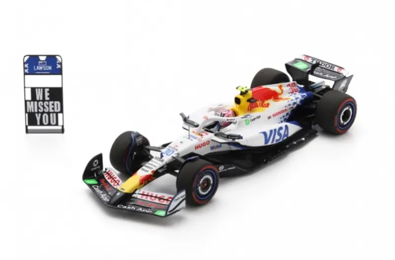 1:43 2025 Liam Lawson -- Japanese Gp -- #30 Racing Bulls Vcarb-02 -- Spark F1 1