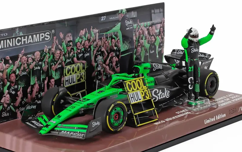 1:43 2025 Nico Hulkenberg (First Podium) -- British Gp -- Minichamps F1 1