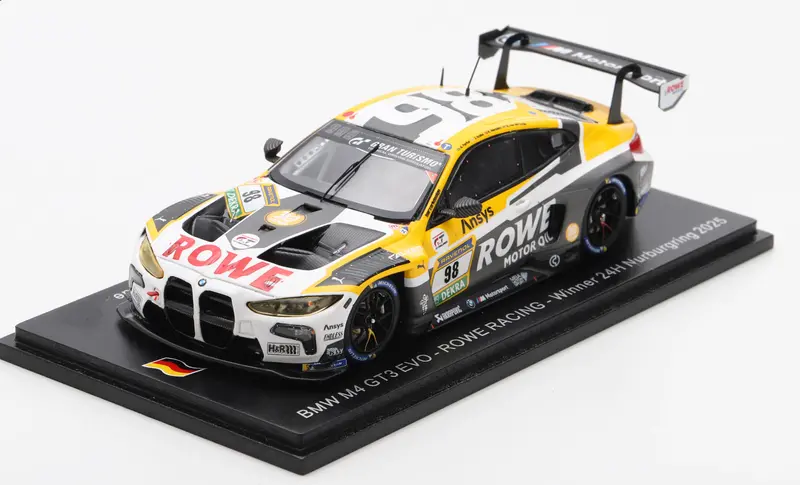 1:43 2025 Nürburgring 24H Winner -- #98 Rowe Racing Bmw M4 Gt3 -- Spark 1