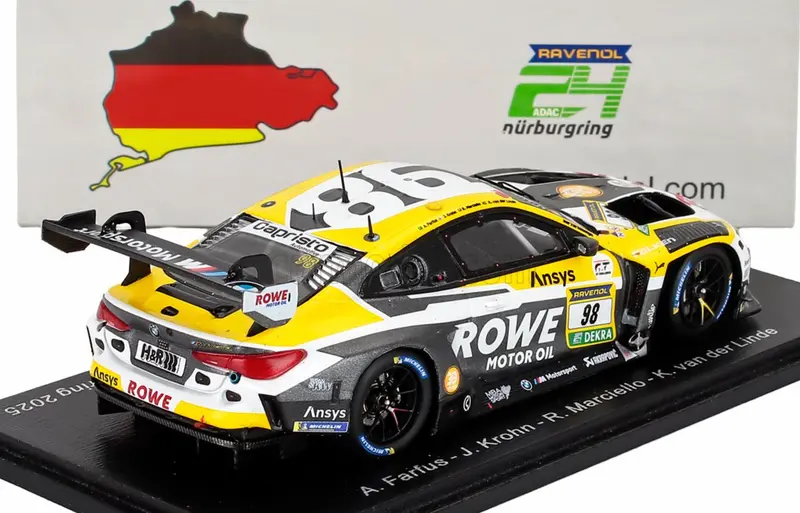 1:43 2025 Nürburgring 24H Winner -- #98 Rowe Racing Bmw M4 Gt3 -- Spark 2