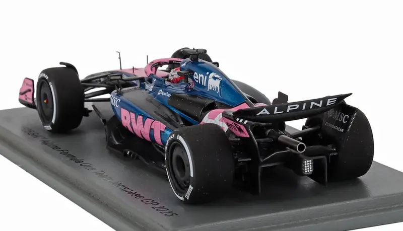 1:43 2025 Pierre Gasly -- Japanese Gp -- #10 Alpine A525 -- Spark F1 S9584 2
