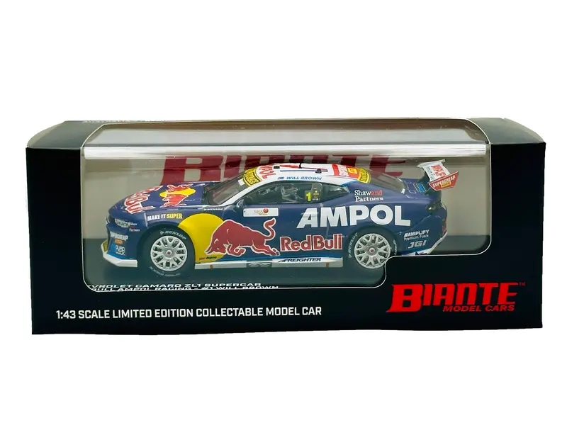 1:43 2025 Will Brown -- #1 Red Bull Chevrolet Camaro -- Biante 1