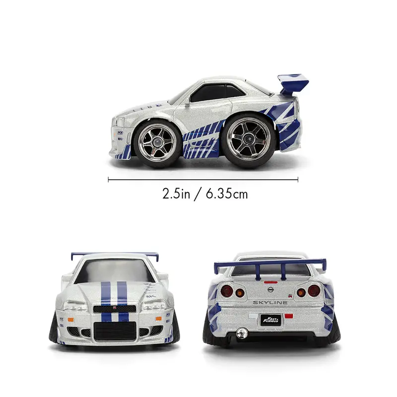 1:43 Brian's Nissan R34 Skyline Gtr -- Small Blocks -- Jada: Fast & Furious 2