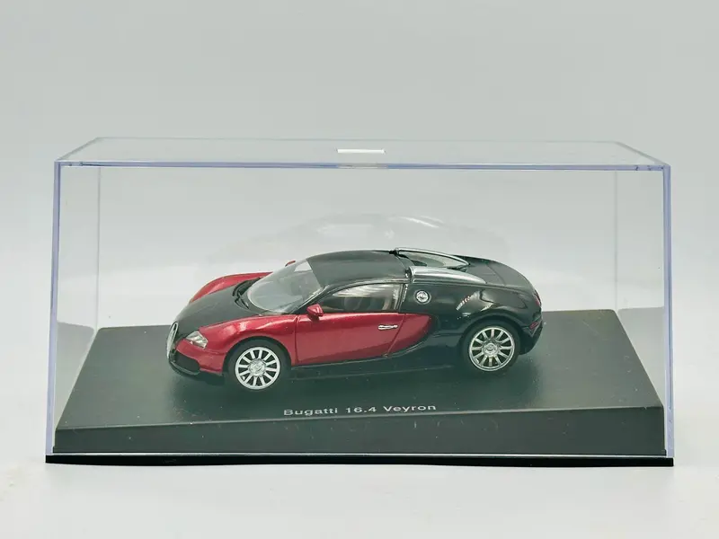 1:43 Bugatti 16.4 Veyron -- Black & Red -- Autoart 1