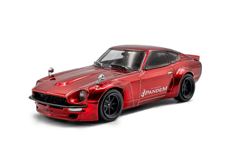1:43 Datsun 240Z Pandem Rocket Bunny -- Metallic Red -- Solido 1