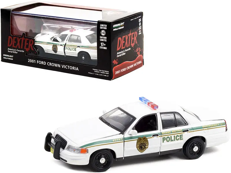 1:43 Dexter -- "Miami Metro" 2001 Ford Crown Victoria Police Car -- Greenlight 1