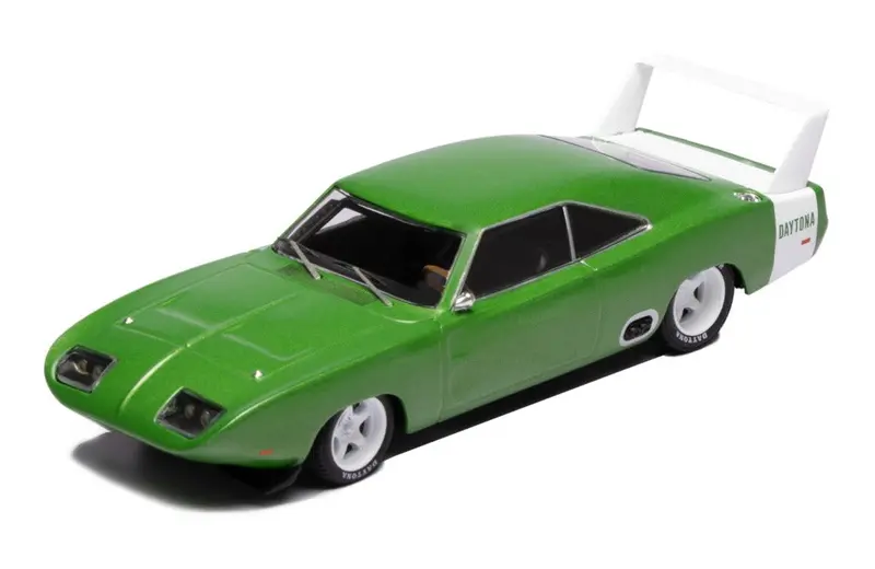 1:43 Dodge Charger Daytona 1969 -- Green W/White Stripe -- Ixo Models 1