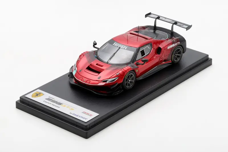 1:43 Ferrari 296 Gt3 -- Red/Black - Launch Version -- Looksmart 1