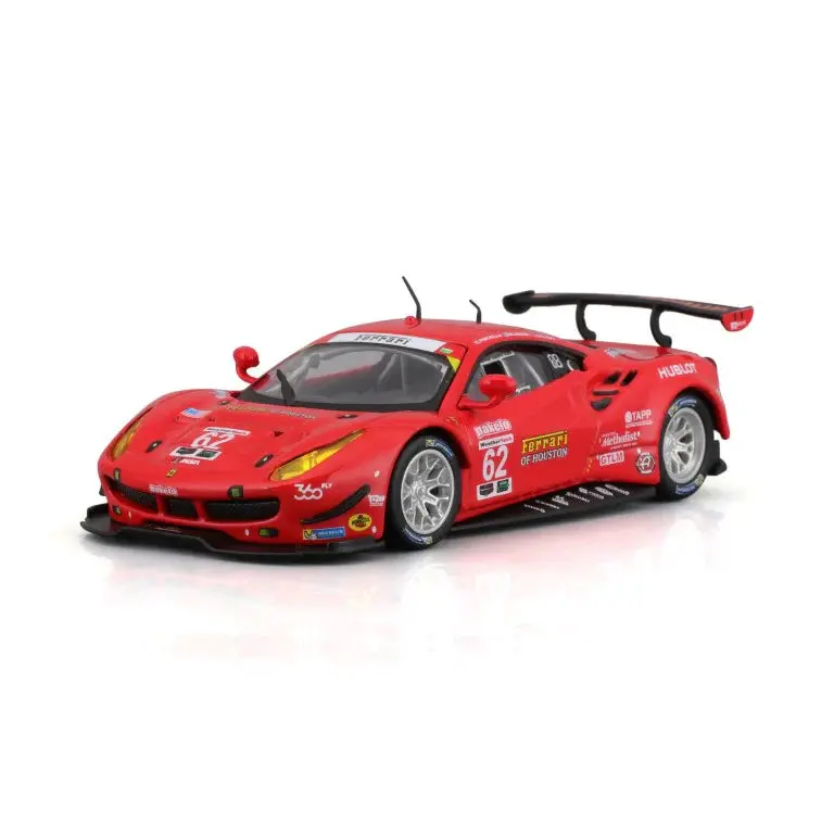 1:43 Ferrari 488 Gte 2017 -- #62 Red -- Bburago 1