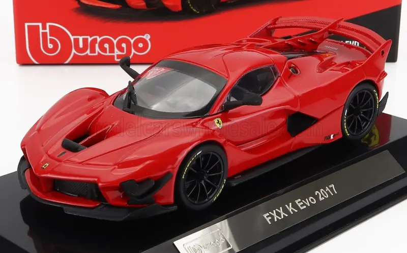 1:43 Ferrari Fxx-K Evo -- Rosso Corsa Red -- Bburago 1