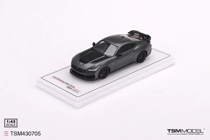 1:43 Ford Mustang Dark Horse 2024 -- Carbonized Gray -- Tsm-Model 1