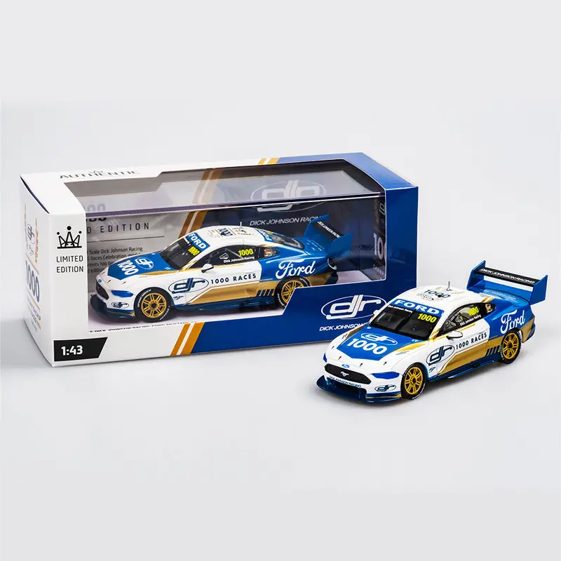 1:43 Ford Mustang Gt -- Djr 1000 Races Celebration Livery -- Authentic 1