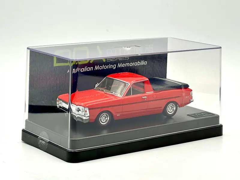 1:43 Ford Xy Falcon Ute -- Vermillion Fire Red -- Dda Collectibles 1