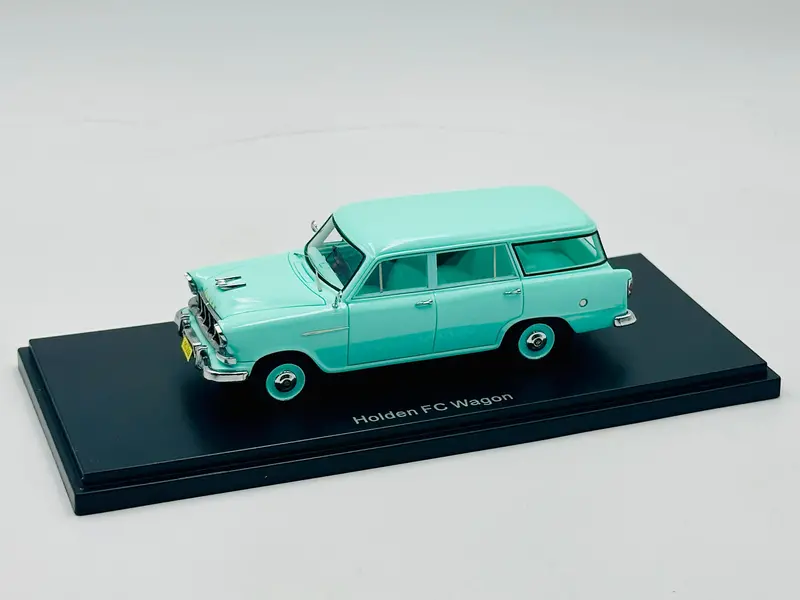 1:43 Holden Fc Standard Wagon -- Light Green -- Armco Model Cars 1