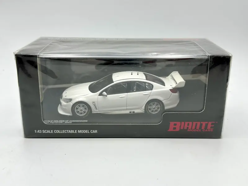 1:43 Holden Vf Commodore V8 Supercar -- Plain Body Prototype White -- Biante 1