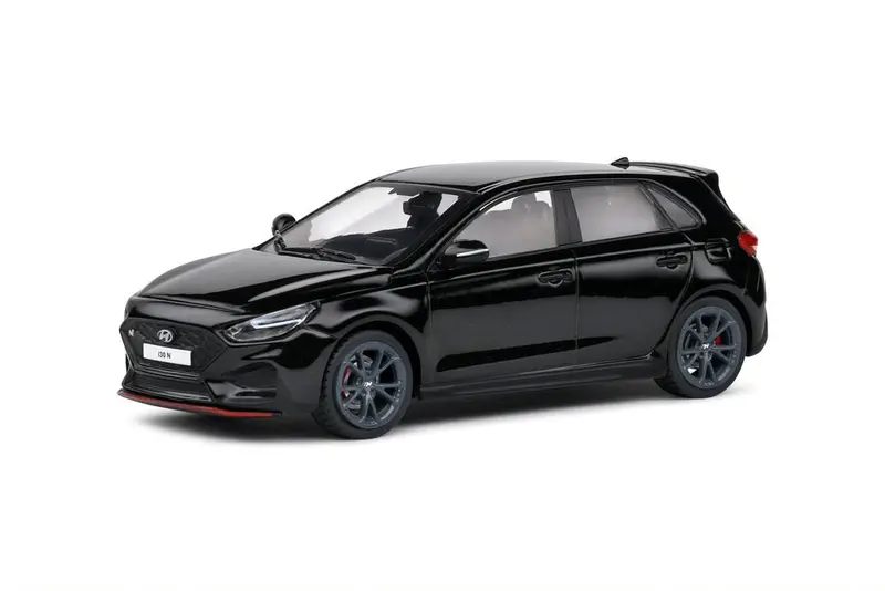 1:43 Hyundai I30 N -- Black -- Solido 1