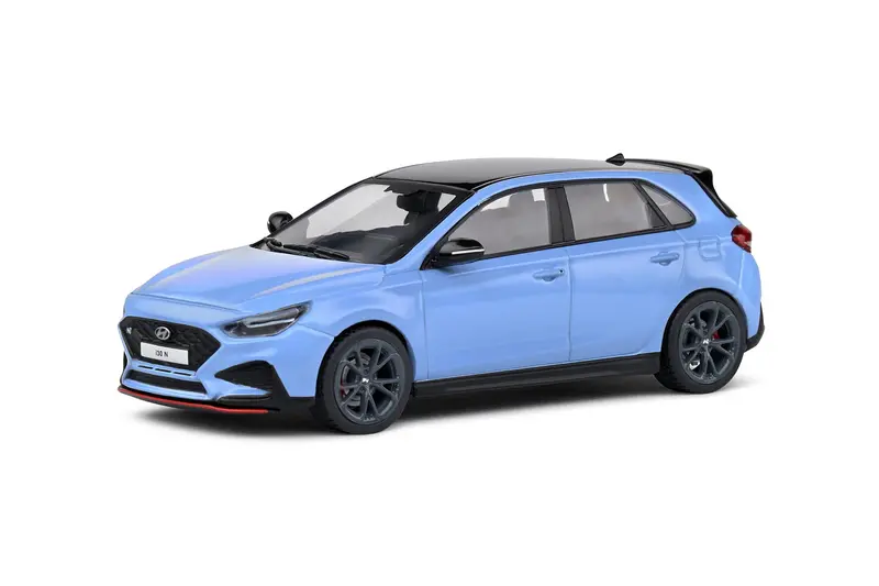 1:43 Hyundai I30 N -- Performance Blue -- Solido 1