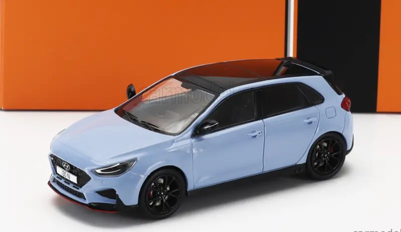 1:43 Hyundai I30n -- Light Blue -- Ixo Models 1