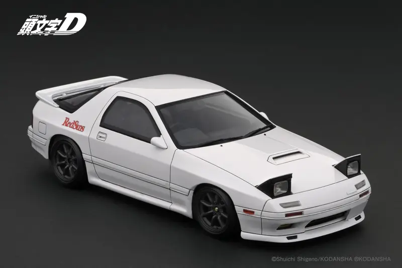 1:43 Initial D - Mazda Savanna Rx-7 Infini (Fc3s) White -- Ignition Model Ig2874 1