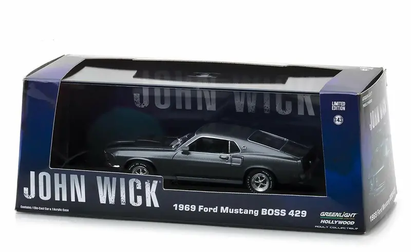 1:43 John Wick -- 1969 Ford Mustang Fastback Boss 429 -- Greenlight 2