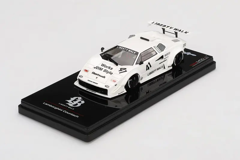 1:43 Lamborghini Countach Lb-Works - White - 2024 Tokyo Auto Salon -- Tsm-Model 1