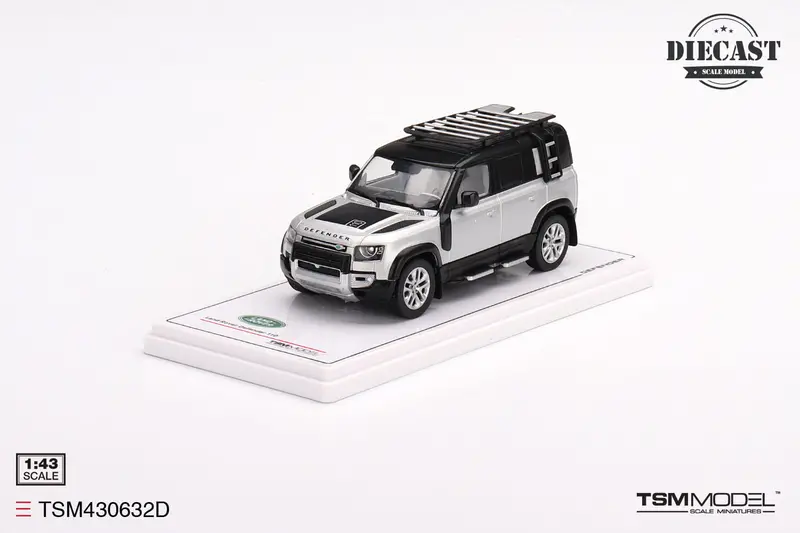 1:43 Land Rover Defender 110 Explorer Pro -- Indus Silver -- Tsm-Model 1