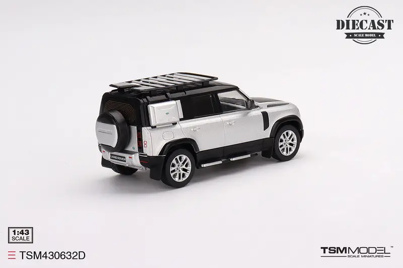 1:43 Land Rover Defender 110 Explorer Pro -- Indus Silver -- Tsm-Model 2