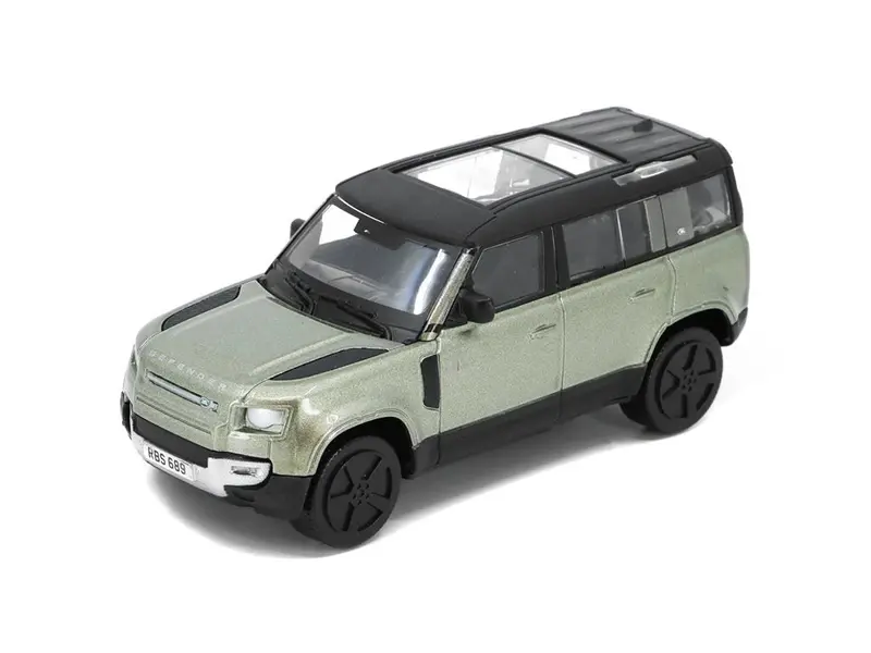 1:43 Land Rover Defender 2020 -- Green Metallic -- Bburago 1