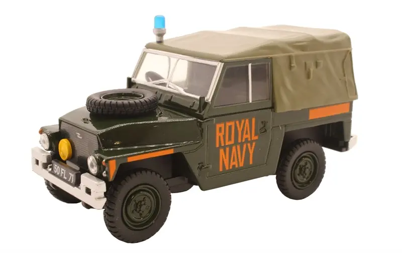1:43 Land Rover Lightweight -- Royal Navy -- Oxford Military 1