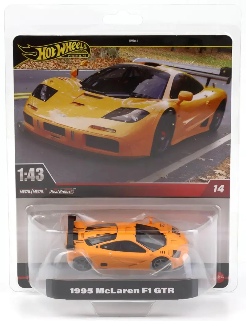 1:43 Mclaren F1 Gtr 1995 -- Orange -- Hot Wheels Hmd41-Hwt15 1