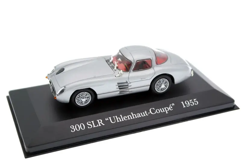 1:43 Mercedes-Benz 300Slr Coupe "Uhlenhaut" (W196s) 1955 -- Silver -- Ixo Models 1