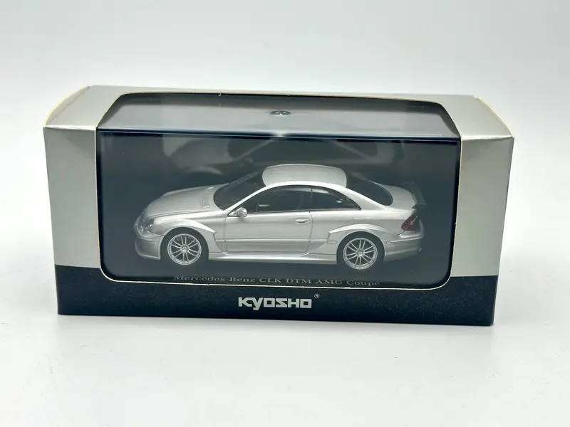 1:43 Mercedes-Benz Clk Dtm Amg Coupe (Street Version) -- Silver -- Kyosho 03218S 1