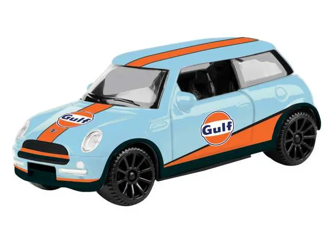 1:43 Mini Cooper -- Gulf Livery -- Motormax 1