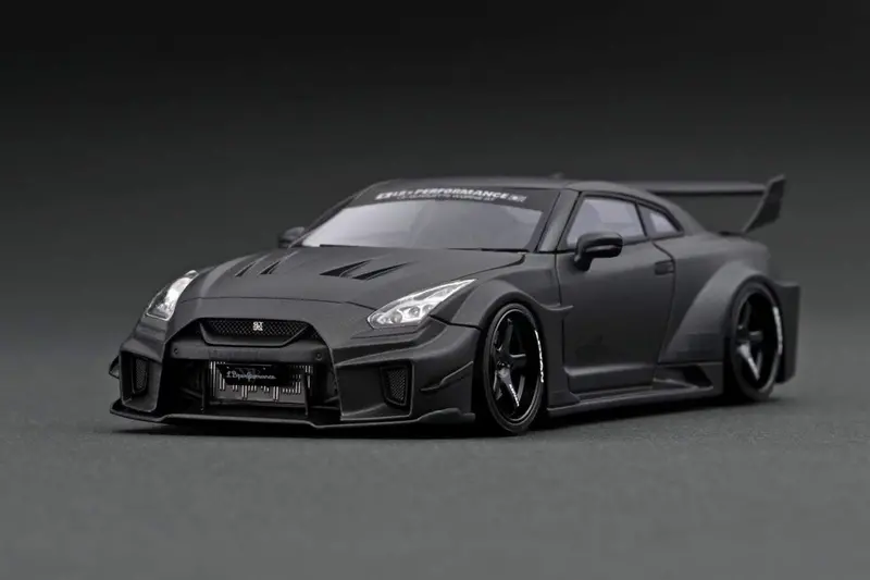 1:43 Nissan 35Gt-Rr Lb-Silhouette Works Gt - Matte Black - Ignition Model Ig2542 1