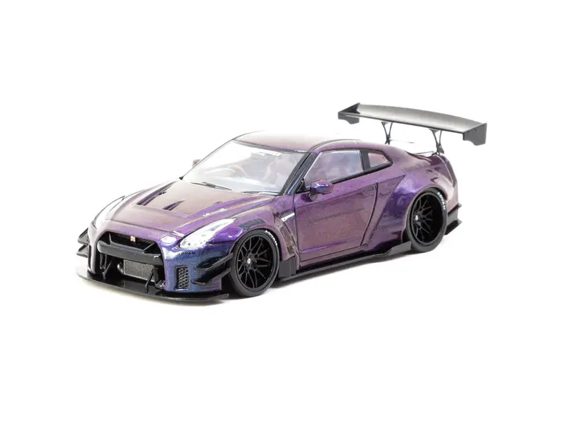 1:43 Nissan Gt-R R35 Lb-Works Type 2 -- Midnight Purple -- Tarmac Works 1