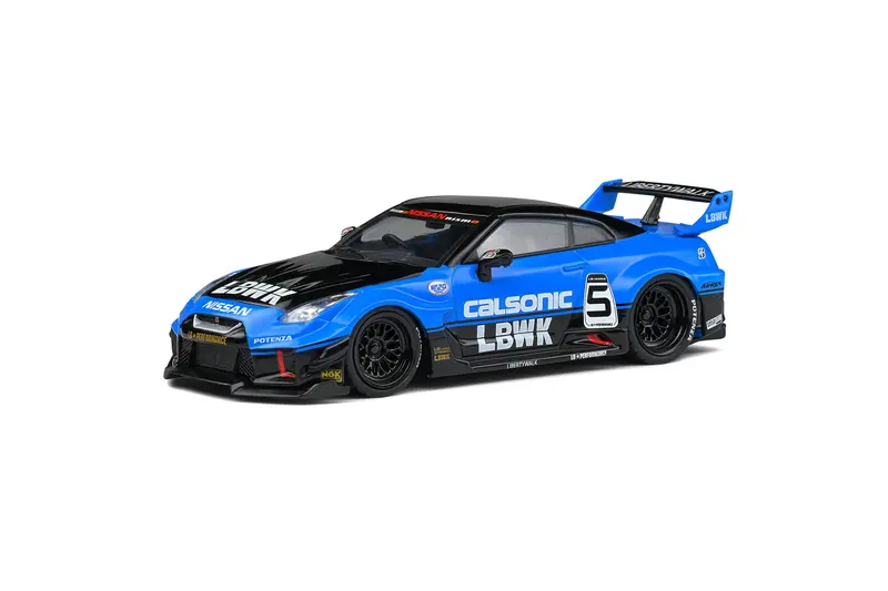 1:43 Nissan Gtr R35 Lb Silhouette Liberty Walk -- Calsonic -- Solido 1