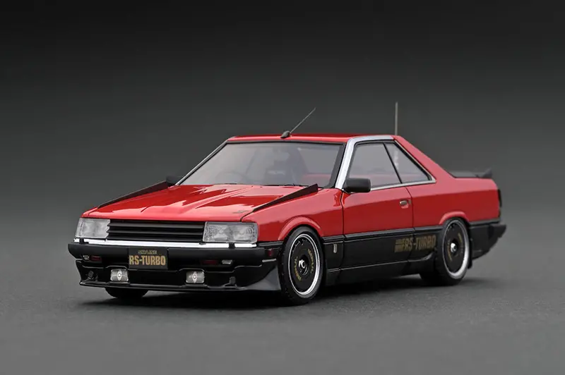 1:43 Nissan Skyline 2000 Rs-Turbo (R30) -- Red/Black -- Ignition Model Ig2327 1