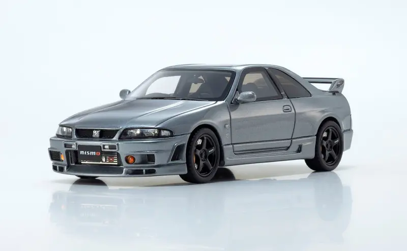 1:43 Nissan Skyline Gt-R R33 Nismo Grand Touring -- Grey -- Kyosho 1