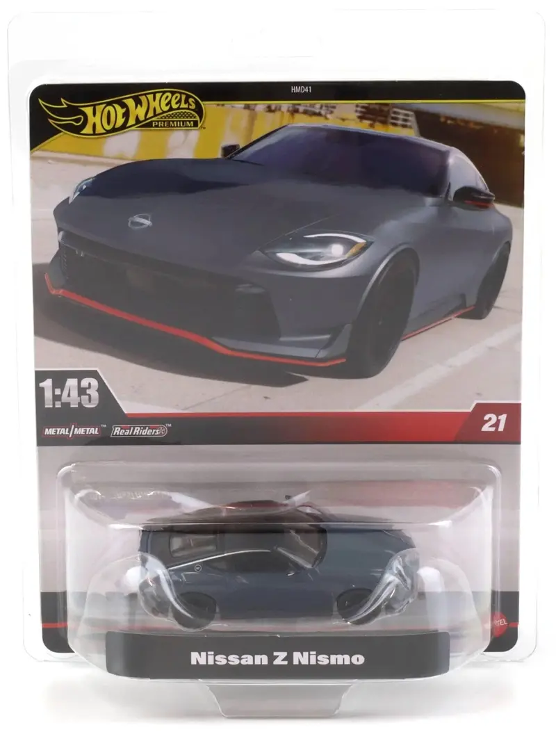 1:43 Nissan Z Nismo -- Grey/Black -- Hot Wheels Hwt06 1