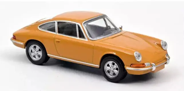 1:43 Porsche 901 911 Coupe 1969 -- Bahama Yellow (Orange) -- Norev 1