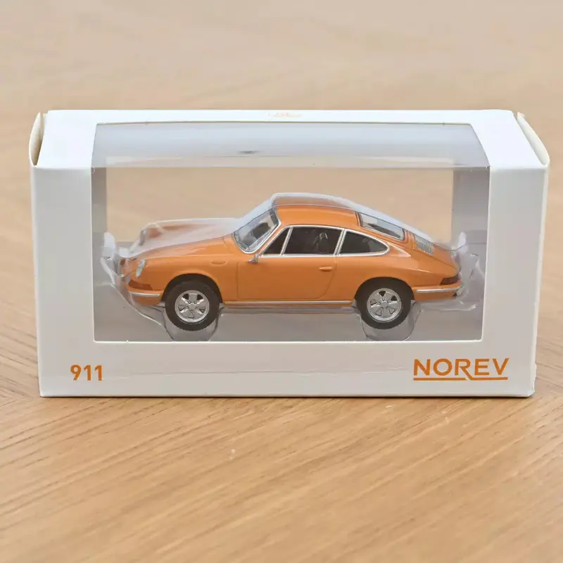1:43 Porsche 901 911 Coupe 1969 -- Bahama Yellow (Orange) -- Norev 2