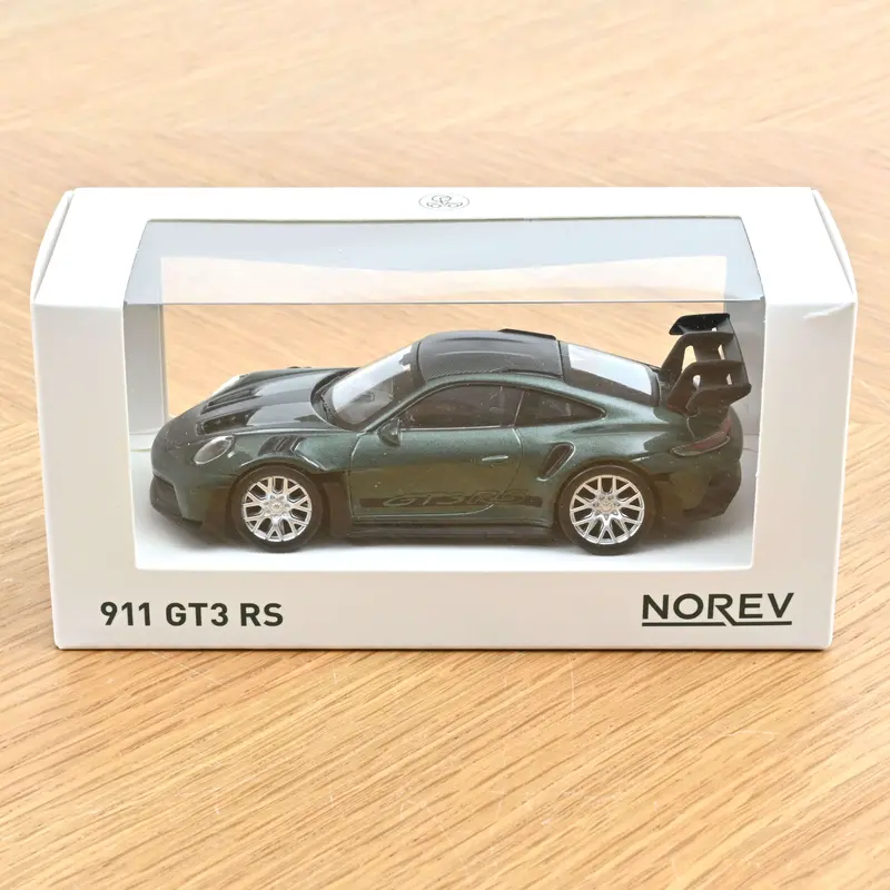 1:43 Porsche 911 (992) Gt3 Rs 2022 -- Malachite Green W/Black Stripes -- Norev 2