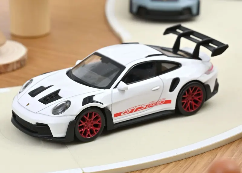1:43 Porsche 911 (992) Gt3 Rs 2022 -- White W/Red Stripes -- Norev 1