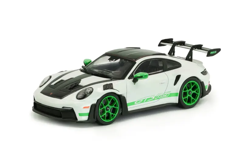 1:43 Porsche 911 (992) Gt3 Rs 2023 -- White W/Green Stripe -- Solido 1