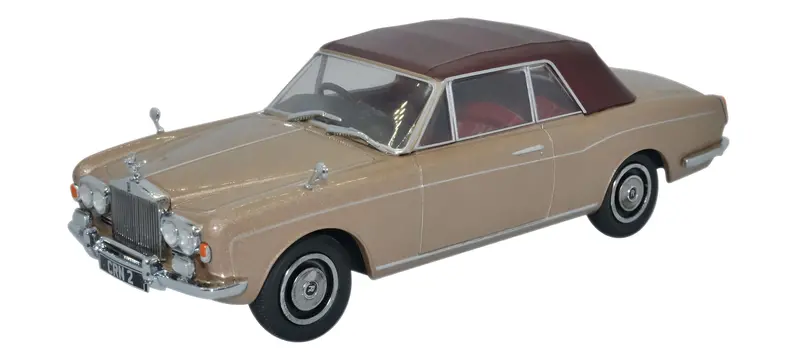 1:43 Rolls Royce Corniche Convertible (Closed) -- Persian Sand -- Oxford 1