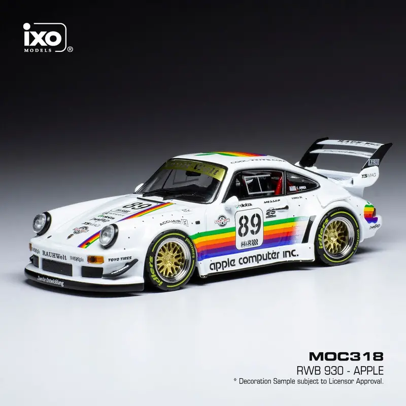 1:43 Rwb 930 -- Apple Computers #89 -- Ixo Models Porsche 911 1