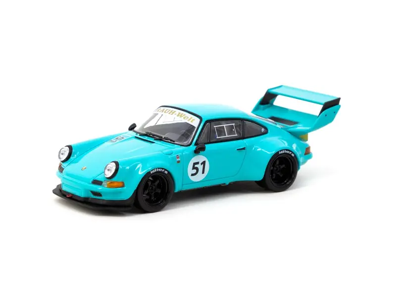 1:43 Rwb Backdate -- Blue -- Tarmac Works Porsche 1
