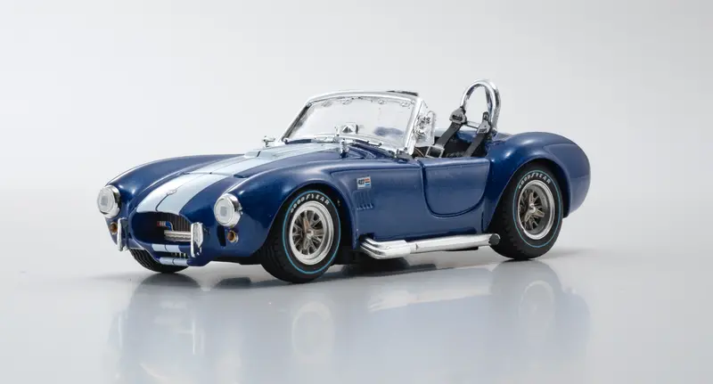 1:43 Shelby Cobra 427 S/C -- Dark Blue/White -- Kyosho 1
