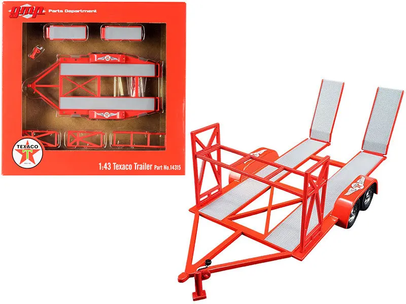 1:43 Tandem Dual Axle Trailer -- Texaco Oil -- Greenlight 1